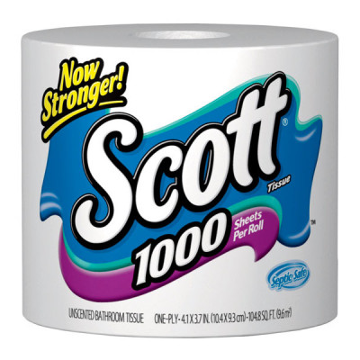 SCOTT TOILET TISSUE SINGLE ROLL - Mobile, AL 